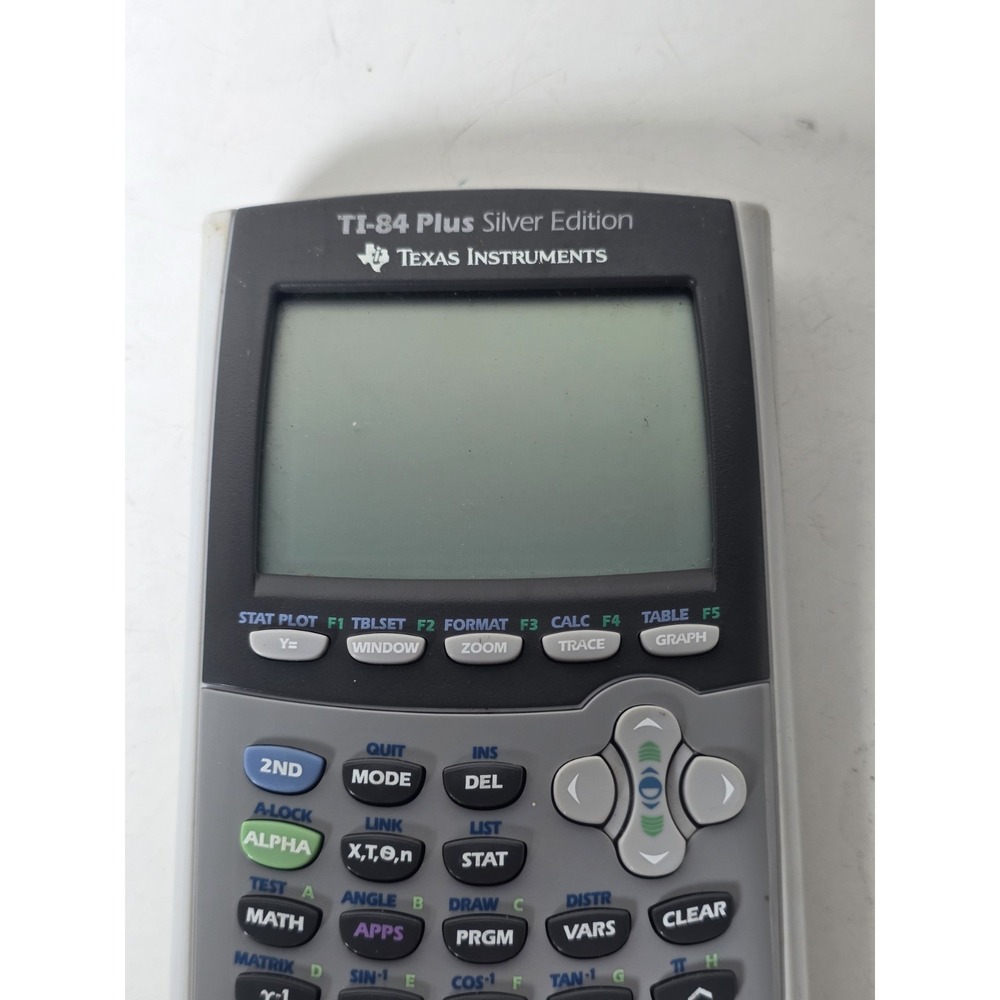 Texas Instruments TI-84 Plus Silver Edition Graphing Calculator - Grey W/ COVER